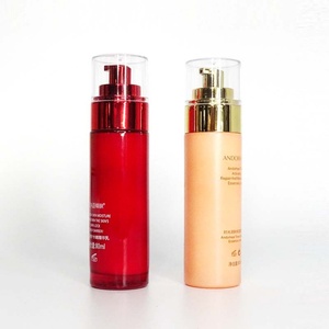 Emballage de luxe pour soins de la peau, ensemble jaune nude doré, emballage pour soins de la peau, flacon et pot cosmétiques - Product Image 4