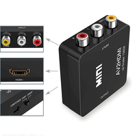 Kabel Adaptor HDTV ke RCA AV 1080p Input HDMI ke Output CVBS 3RCA Konverter Video Audio Komposit untuk PC PS3 Xbox DVD