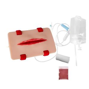 Kit de Módulo de Práctica para Laceraciones de Emergencia por Trauma - Modelo de Entrenamiento de Heridas de Silicona para <span class=keywords><strong>Primeros</strong></span> <span class=keywords><strong>Auxilios</strong></span> y Ejercicios Quirúrgicos - Product Image 2