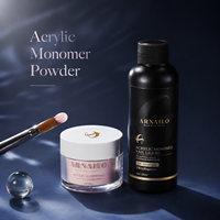 Poudre acrylique professionnelle nude 2-en-1 à séchage rapide et super résistante pour extension d'ongles, fournitures de salon en gros