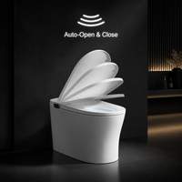 Toilette intelligente avec ouverture et fermeture automatiques du couvercle, lavage instantané, désodorisation, siège chauffant, économie d'énergie