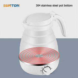 Hervidor de agua plegable portátil de silicona SUNTON, mini, de 0.6L, ideal para viajes, para té y café, el más vendido. - Product Image 3