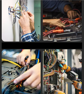 Pince multifonctionnelle industrielle pour électricien, poignée souple en plastique, acier inoxydable, dénudage de fils, ciseaux pour fils cassés - Product Image 6