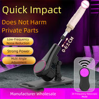 Kit sexuel féminin, machine sexuelle télescopique entièrement automatique, pistolet sexy, masturbateur féminin avec gode vibrant, jouets sexuels pour femmes