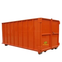 Conteneur à benne basculante Jnchangding de 30 m en acier Q235/Q345/S355 avec garantie de 3 ans pour le recyclage des déchets et des matériaux de construction