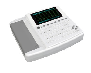 Venta caliente 12 derivaciones Electrocardiograma Adquisición y visualización <span class=keywords><strong>Digital</strong></span> doce canales <span class=keywords><strong>ECG</strong></span> Máquina - Product Image 1