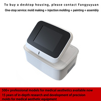 Coque de bureau moulée par injection ABS sur mesure pour équipement médical et esthétique, conception en deux parties, conforme RoHS