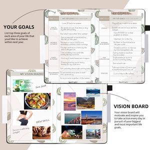 Wholesale A5 PU Leather Journal Weekly Monthly Plans, Agenda Management with Ribbon Design, Enhance <b>Work</b> and Study Efficiency - Product Image 2