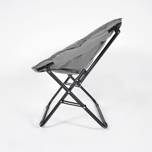 Haute qualité <span class=keywords><strong>gris</strong></span> paresseux canapé chaises fausse fourrure salon pliable <span class=keywords><strong>daim</strong></span> velours rond confortable soucoupe lune <span class=keywords><strong>chaise</strong></span> pour chambre - Product Image 4