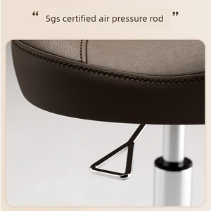 Tabouret rond en cuir HUIYI <span class=keywords><strong>pour</strong></span> salon de coiffure, salon de beauté et soins des <span class=keywords><strong>ongles</strong></span>, mobilier de salon commercial - Product Image 4