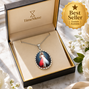 Collar con Colgante Católico <span class=keywords><strong>de</strong></span> Jesús y la <span class=keywords><strong>Virgen</strong></span> María, Venta al por Mayor, Imagen Personalizada, Regalo Religioso, Precio <span class=keywords><strong>de</strong></span> Fábrica - Product Image 1
