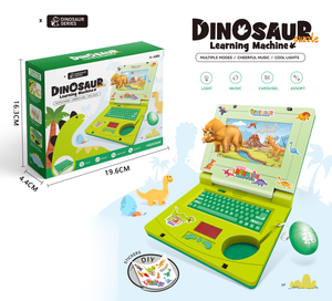 <span class=keywords><strong>Ordinateur</strong></span> portable jouet <span class=keywords><strong>éducatif</strong></span> dinosaure avec souris, lumière et musique pour enfants - Product Image 6