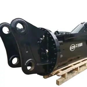 Hydraulic Rotating steel shear machine on 4-10 ton excavator