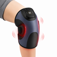 Eveekon Smart Kniemassagegerät mit Wärme Vibration Rotlichttherapie 660nm 850nm Therapie Wiederaufladbare Kniebandage zur Gelenkpflege