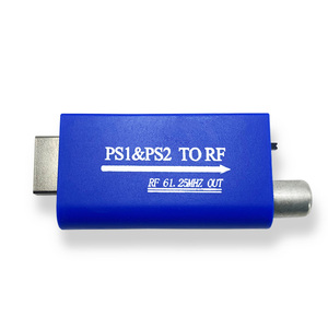 Không dây PS1 & PS2 để <span class=keywords><strong>RF</strong></span> chuyển đổi <span class=keywords><strong>USB</strong></span> đầu ra âm thanh <span class=keywords><strong>Transmitter</strong></span> & Receiver cho PC chơi Game 61.25MHz tần số hiển thị màu Adaptor - Product Image 1