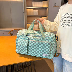Unisex Fashion Large Oxford Waterproof Zipper <b>Light</b> Weight Sport Makeup Garment Storage Duffle for Clothes Vintage Travel Bag - Product Image 2