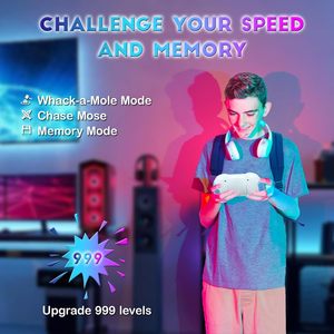 Huiye <span class=keywords><strong>Gamepad</strong></span> đẩy giao diện điều khiển di động nhanh chóng đẩy thần tài đồ chơi với đèn nhiều màu sắc giáo dục điện tử trò chơi máy trẻ em Đồ chơi - Product Image 3