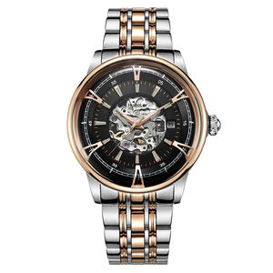 Yeni <span class=keywords><strong>Master</strong></span> Serisi Lüks Miyota Mekanik Mekanizmalı Paslanmaz Çelik Su Geçirmez Otomatik Erkek Saati - Product Image 4