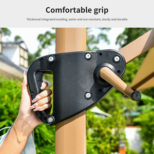 Venta al por mayor de alta calidad al aire libre casa <span class=keywords><strong>Patio</strong></span> playa sombrilla jardín sombrilla luz Led - Product Image 5