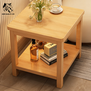 Mesa de Centro de Madera Sólida, Diseño Moderno, Ecológica, para Sala de Estar, Precio Competitivo, Disponible en Stock, Envío Inmediato, Personalizable, Suministro de Fábrica - Product Image 3