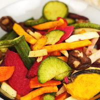Gezonde zoete VF fruit- en groentechips, harde textuur, vacuümgefrituurd, bulk, Aziatische snacks