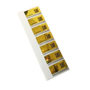 Etiqueta Autoadhesiva Personalizada Anti-Falsificación, Etiqueta de Seguridad Impermeable, Pegatinas de Hologramas, <span class=keywords><strong>Etiquetas</strong></span> de Seguridad Originales - Product Image 3