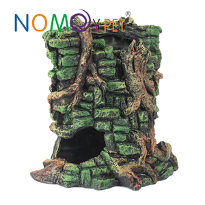 Di Vendita caldo Della Resina Rettile Decorazione Riparo Nascondere Ornamento Cave Per Rettile Animali Domestici - Product Image 3