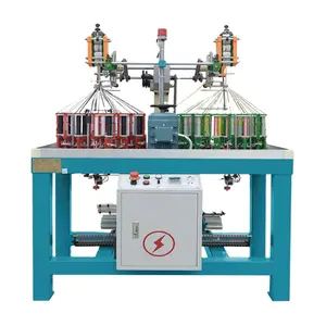 CE HENGHUI KBL-33-2-90 hochgeschwindigkeits-spindel 33 elastische spitzen zig-zag spitzen schnürsenkel flechtmaschine