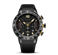 Reloj de pulsera de cuarzo deportivo para hombre, cronógrafo resistente al agua, con calendario, a la moda, en oferta