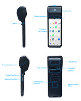 Terminal de point de vente mobile Android 14.0 JR SA650 avec écran tactile de 6,5 pouces, lecteur de code-barres NFC, machine de paiement, CE ROHS FCC
