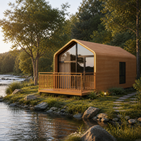 Villa moderne en acier léger, maison modulaire préfabriquée, matériaux de mobilier personnalisés, système électrique, structure pour la vie de famille