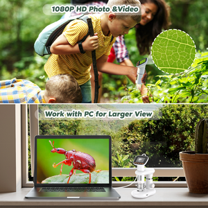 Microlong CM3 Pocket Stereo/Electron <b>Camera</b> 1000X 2-Inch LCD 1080P Digital Inspection <b>Camera</b> LED CM3 <b>Camera</b> - Product Image 3