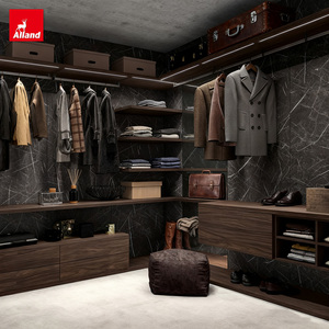 Ensemble d'organisateurs de rangement Alland, étagères en mélamine, meubles de luxe, système de dressing moderne et intelligent, armoire <span class=keywords><strong>pour</strong></span> chambre principale - Product Image 1