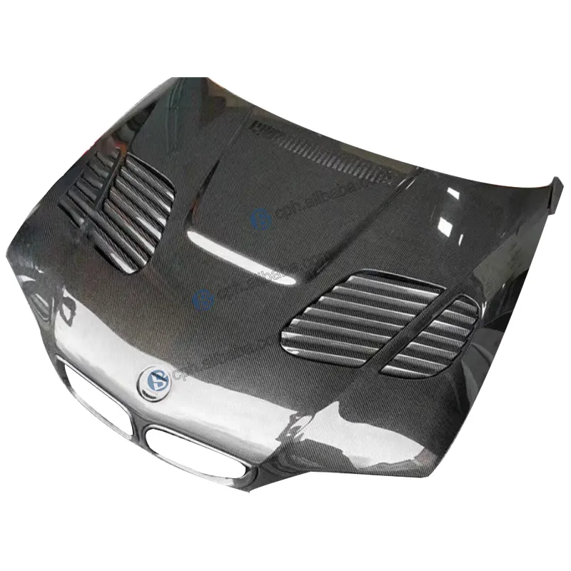 Car Body kit Bonnet Carbon Fiber Engine Hood Plate For BMW 3 Series E46 Engine Hood