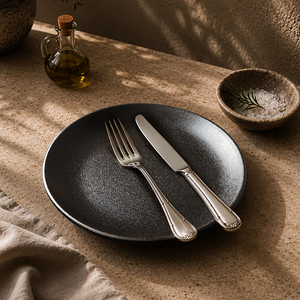 Juego de Cubiertos <span class=keywords><strong>Frankfurt</strong></span> de 4 Piezas, Acero Inoxidable Plateado 18/0, Acabado Espejo, Mangos Curvos Ergonómicos, Aptos para Lavavajillas - Product Image 4