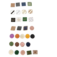 Boutons-pression plats en métal écologiques de haute qualité, logo gravé personnalisé, motif étoile et cœur pour chemise islamique, sweat-shirts