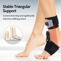 Orthèse de traction et de levage pour pied tombant, pour la marche en extérieur, avec soutien et correction protecteurs pour usage quotidien