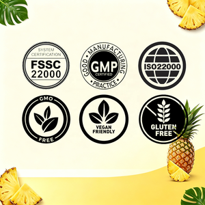 Cápsulas de Bromelina de Marca Privada OEM, Extracto de Tallo de Piña 1200 GDU para el Bienestar Digestivo e Intestinal, Enzima Digestiva, Cápsula Vegana - Product Image 5