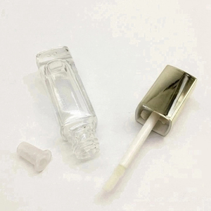Hexi plastique galvanoplastie brillant à lèvres Tube carré verre lèvre glaçure Tube AS couverture Transparent brillant à lèvres bouteille cosmétique conteneur - Product Image 5