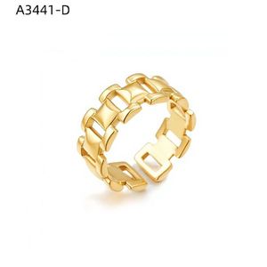 Amy Amy Fashion <b>Ring</b> A3441 Stainless Steel Geometric Modern Design Women's Jewelry Gift Daily Wear - Product Image 2