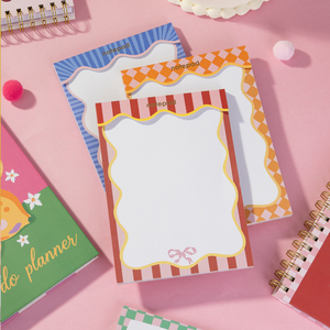 Libreta Personalizada con Borde Ondulado, Bloc de Notas Fácil de Desprendir con Estampado en Relieve, Bloc de Notas para <span class=keywords><strong>Estudiantes</strong></span> - Product Image 4