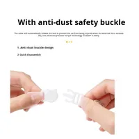 Collier anti-étouffement réglable pour chat, anti-perte, avec localisateur de suivi AirTag, motif imprimé protecteur, collier en plastique pour chaton
