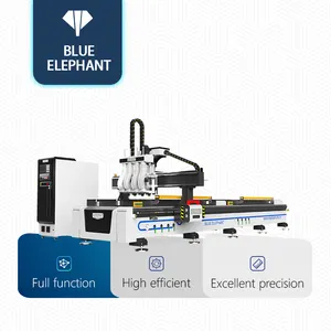 New look 1325 4x8 macchina per la produzione di mobili per Router di legno CNC a quattro mandrini con due tavoli da lavoro per compensato in vendita in Australia