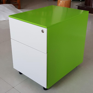 <span class=keywords><strong>ตู้</strong></span>เก็บเอกสารโลหะแบบเคลื่อนที่ 2 ลิ้นชัก ใต้โต๊ะทำงาน พร้อมล้อ สำหรับใช้ในบ้านและสำนักงาน - Product Image 4
