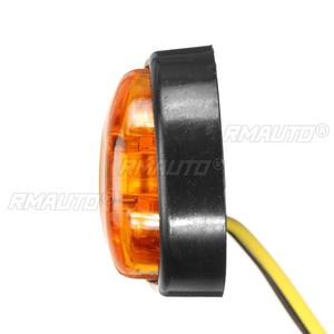 10pcs 12V 24V LED Side <b>Marker</b> Lights Trailer Lights Warning Tail Light Signal Brake Lamps for Truck Car Lorry Bus Caravan - Product Image 5