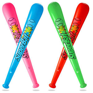 Bates de béisbol inflables gigantes de 32 pulgadas, recuerdos de fiesta de béisbol para niños, juguetes temáticos deportivos, suministros para fiestas y decoraciones para fiestas de cumpleaños - Product Image 4