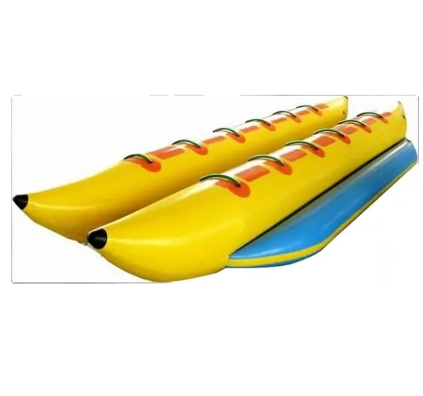 Durable Cheap 8 10 Person Seats Inflatable Banana Water Ski Boat TubesためRental