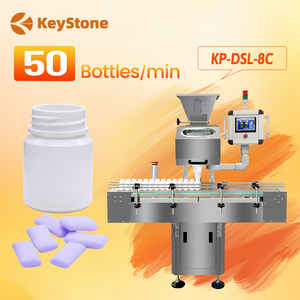 KP-DSL-8C 8 Lane Pill Tablet Capsule Counter 8 Channel Automatic Counting Machine - Product Image 1