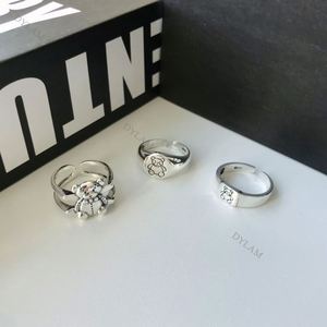 Dylam Jewellery Best Ideas Birthday <b>Gift</b> Animal Pattern 3d Shape Adjustable <b>Wrap</b> Finger Ring Band Teddy Bears Chunky Rings - Product Image 6