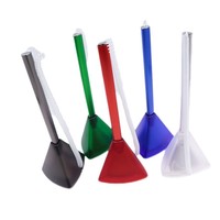 Fournitures de bureau Table de comptoir Support de bureau Stylo à bille avec logo personnalisé Stylos avec support en triangle